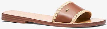 Drea Leather Slide Sandal