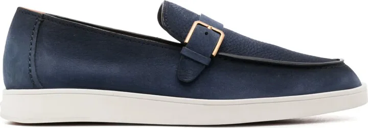 Dread square-toe monk shoes