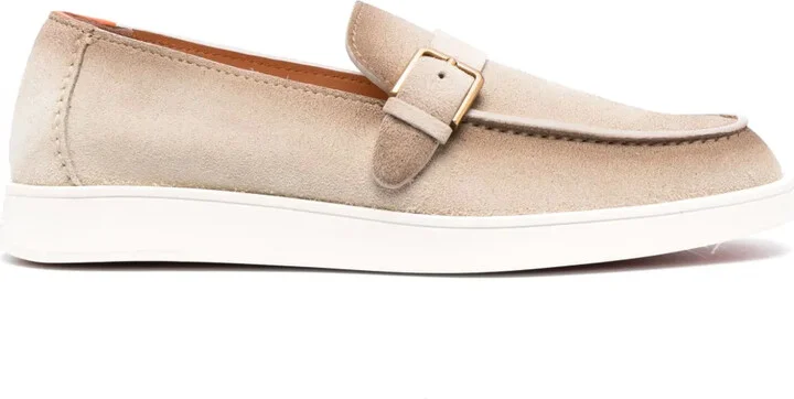 Dread suede loafers