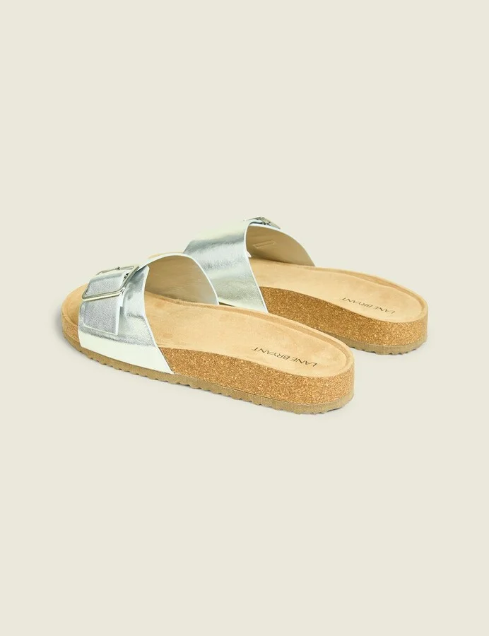 Dream Cloud Buckle-Detail Slip-On Sandal - Image 2