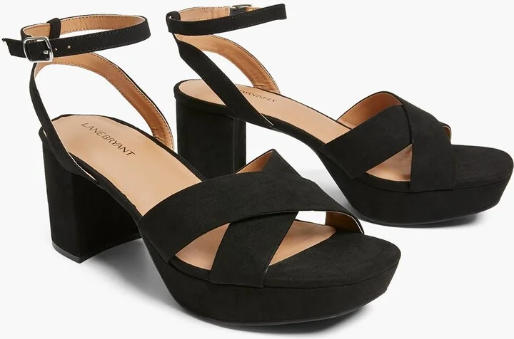 Dream Cloud Platform Strappy Block Heel