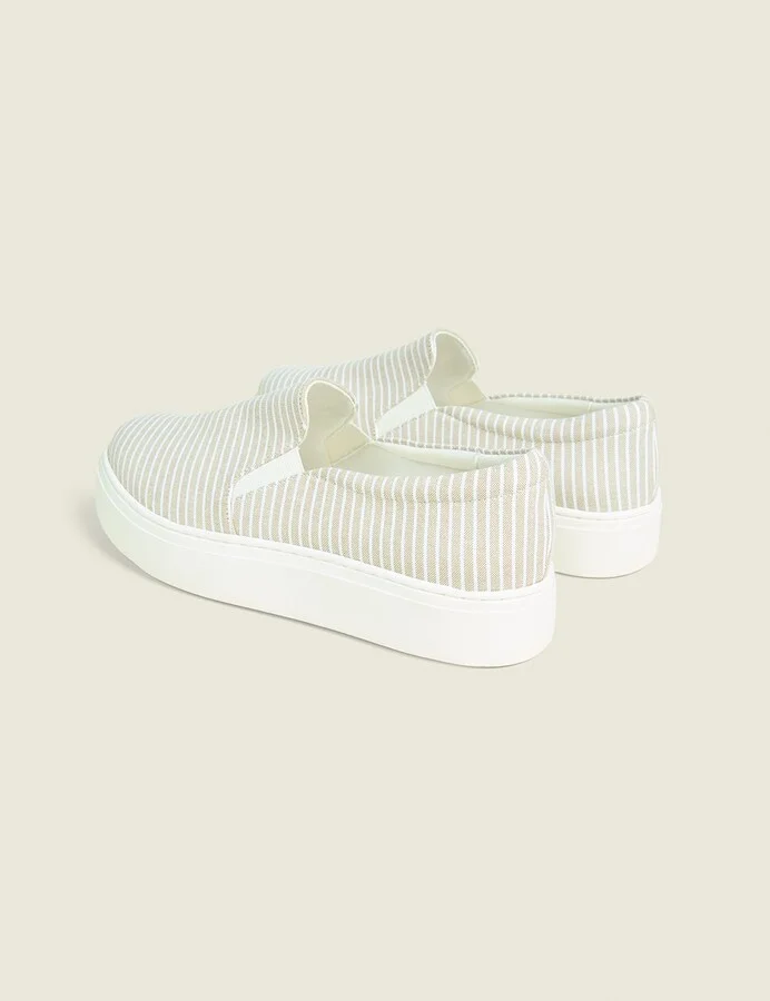 Dream Cloud Striped Knit Slip-On Platform Sneaker - Image 2