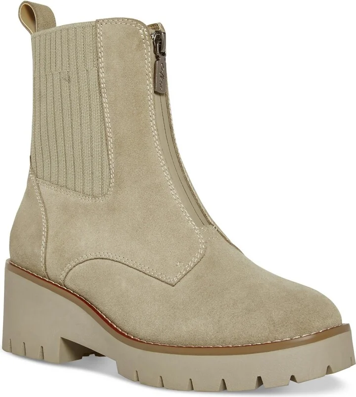 Dream Womens Nubuck Zipper Booties