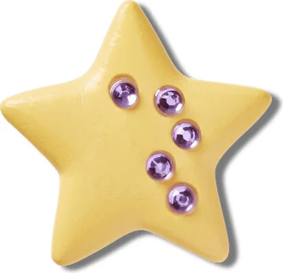 Dreamsicle Sparkly Gem Star