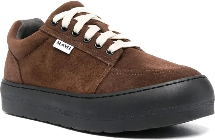 Dreamy lace-up suede sneakers - Image 2