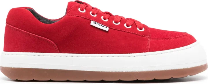 Dreamy low-top suede sneakers