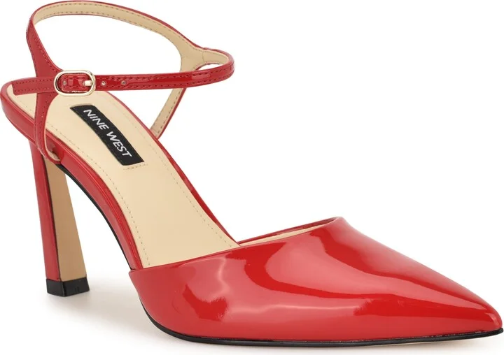 Dres Ankle Strap Pointed Toe Pump