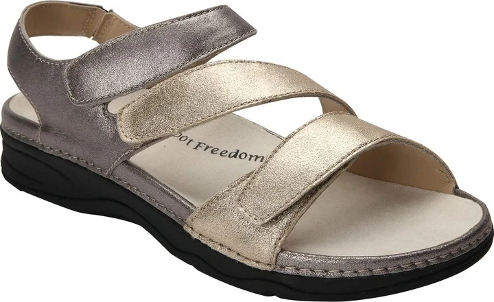 Drew Angela Women's Sandal 6 B(M) US Metallic-Dusty-Multi