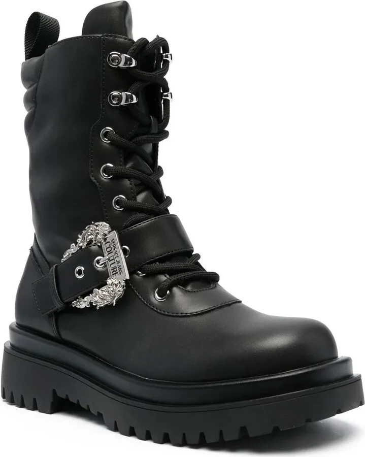Drew baroque-buckle combat boots - Image 2