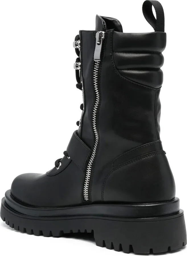 Drew baroque-buckle combat boots - Image 3