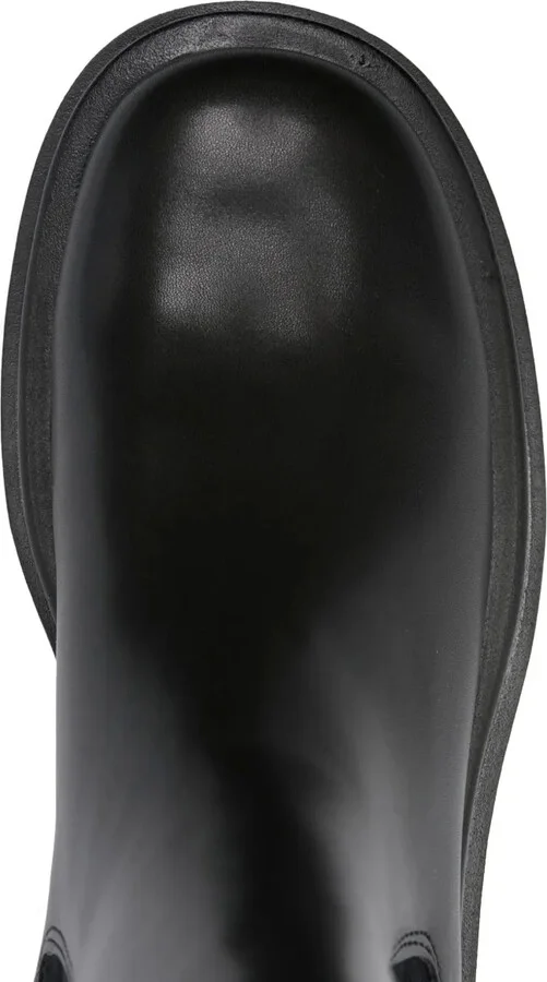 Drew logo-print pull-on boots - Image 4