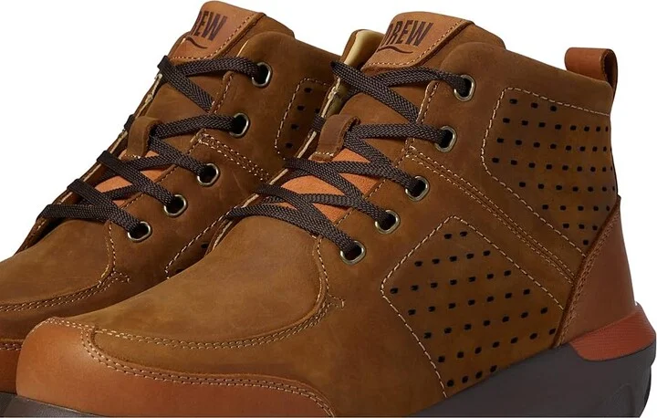 Drew Murphy Men's Shoes Camel Distressed Leather : 16 6E - Extra Extra Wide - Image 5