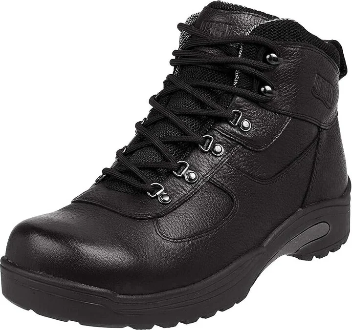 Drew Rockford Waterproof Boot Men's Lace-up Boots Black Tumbled Leather : 8.5 M (D)