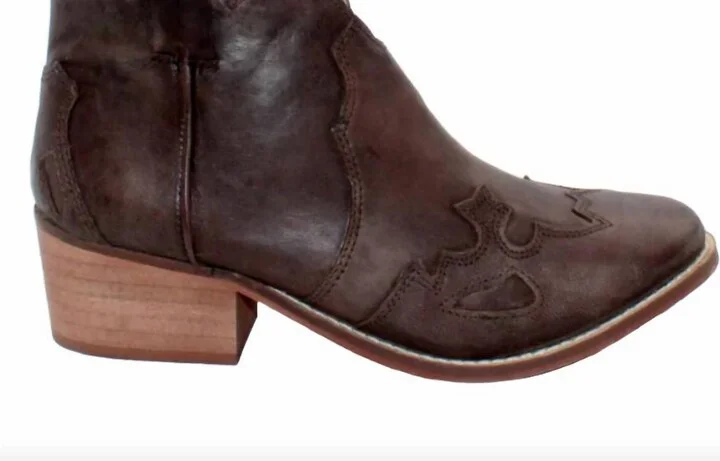 Drexel Genuine Leather Bootie In Khaki