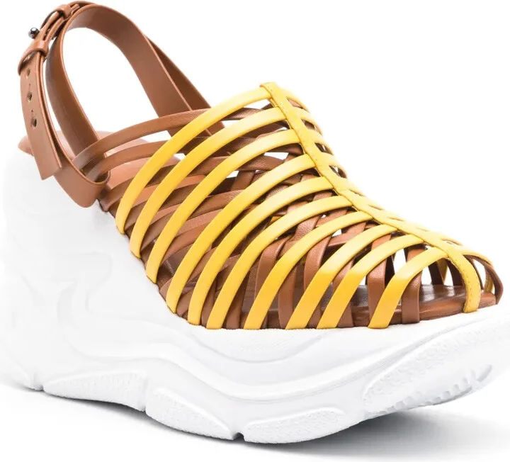 Drian 95mm strappy wedge sandals - Image 2