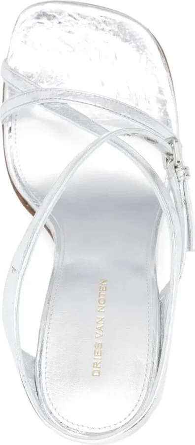 Dries Van Noten Asymmetric Heel Sandal - Image 4