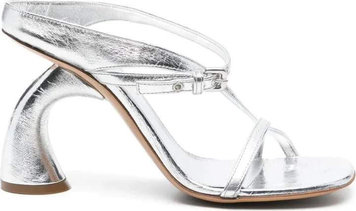 Dries Van Noten Asymmetric Heel Sandal