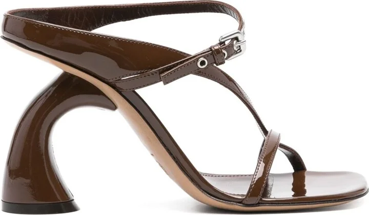 Dries Van Noten Asymmetric Heel Sandals