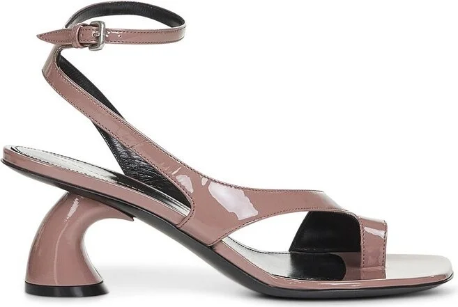 Dries Van Noten Asymmetrical Slingback Sandals