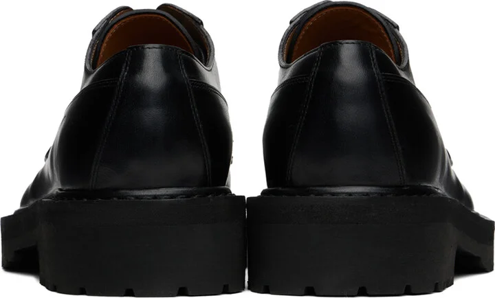 Dries Van Noten Black Leather Derbys - Image 2
