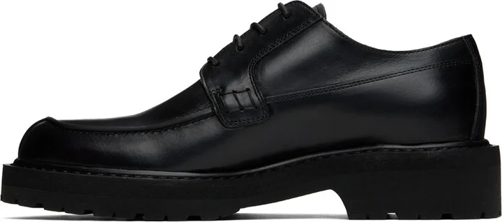 Dries Van Noten Black Leather Derbys - Image 3