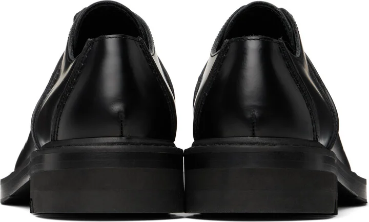 Dries Van Noten Black Leather Derbys - Image 2