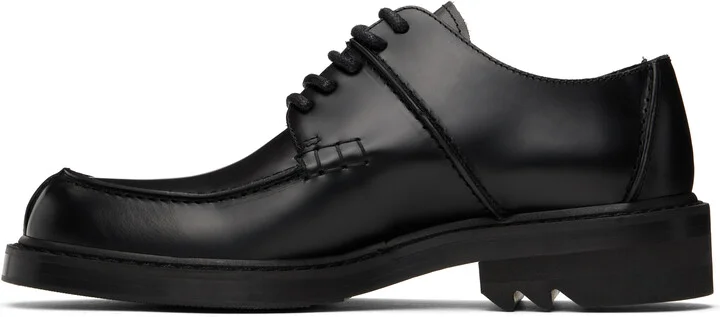 Dries Van Noten Black Leather Derbys - Image 3
