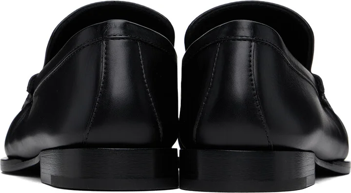 Dries Van Noten Black Leather Loafers - Image 2