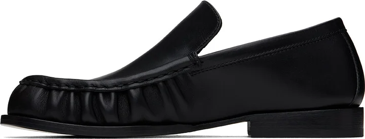 Dries Van Noten Black Leather Loafers - Image 3