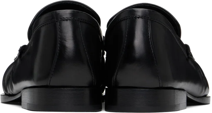 Dries Van Noten Black Leather Loafers - Image 2