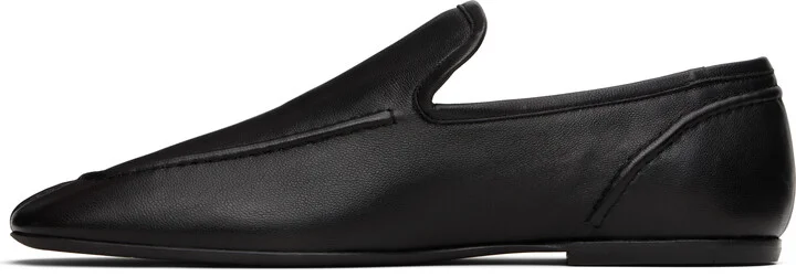 Dries Van Noten Black Leather Loafers - Image 3