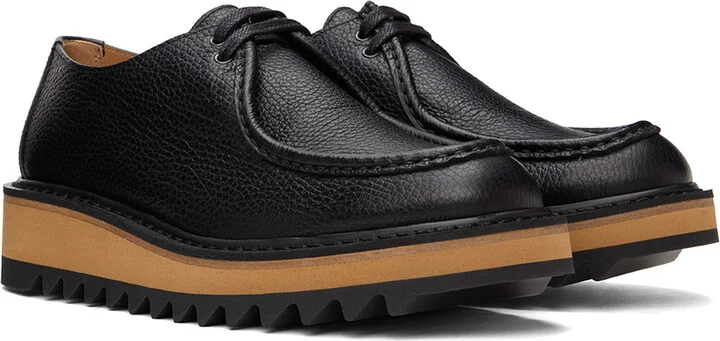 Dries Van Noten Black Platform Derbys - Image 4