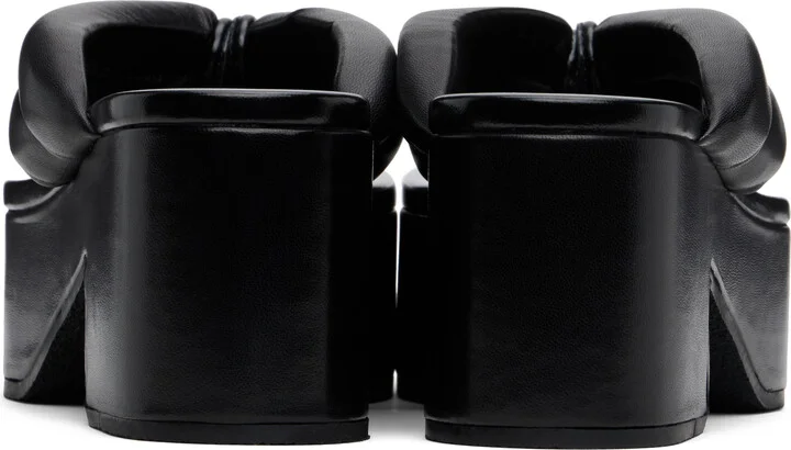 Dries Van Noten Black Platform Sandals - Image 2