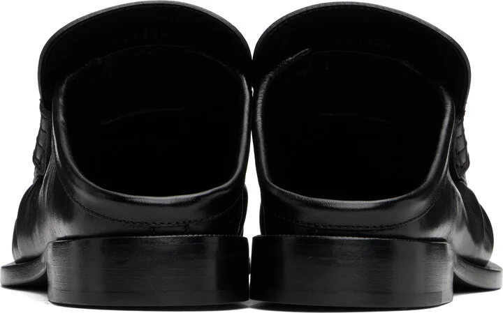 Dries Van Noten Black Slip On Loafers - Image 2