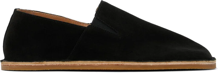Dries Van Noten Black Suede Espadrilles