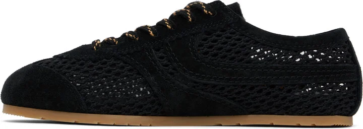 Dries Van Noten Black Suede Sneakers - Image 3