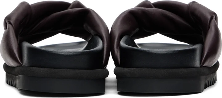 Dries Van Noten Brown Padded Sandals - Image 2