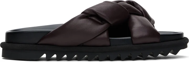 Dries Van Noten Brown Padded Sandals