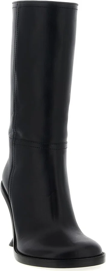 Dries Van Noten Curved Wedge Heel Boots - Image 2