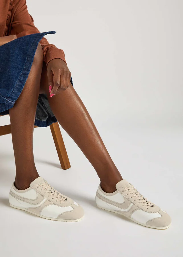 Dries Van Noten Dustin Panelled Leather Sneakers - Image 5