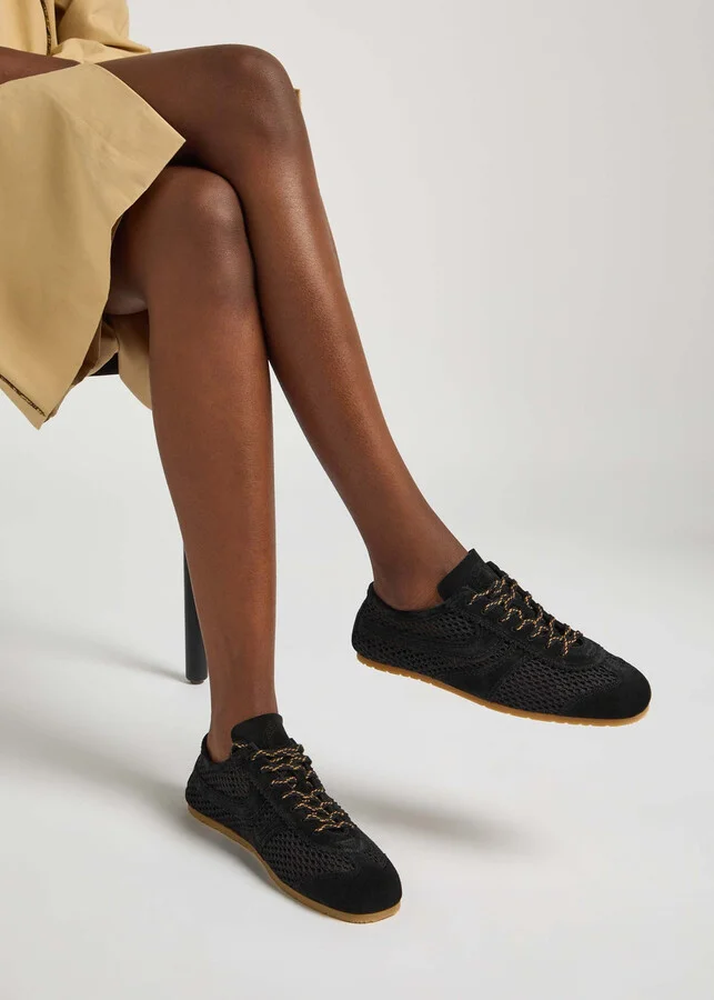 Dries Van Noten Dustin Panelled Mesh Sneakers - Image 5