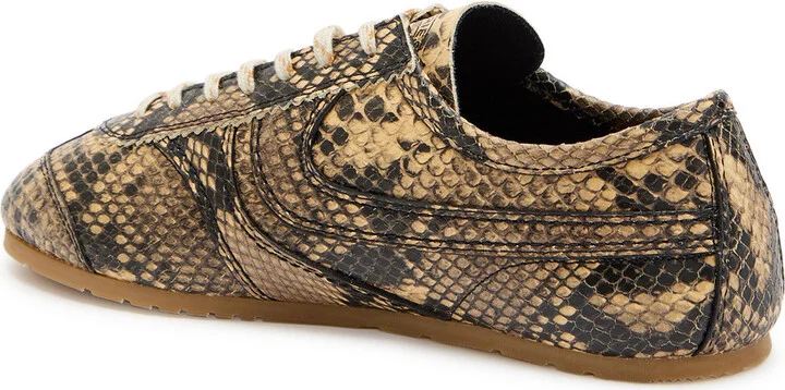 Dries Van Noten Dustin Python-effect Leather Sneakers - Image 2