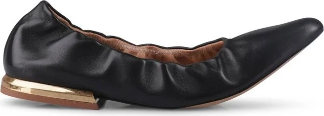 Dries Van Noten Gathered Detail Slip-On Ballerina Shoes