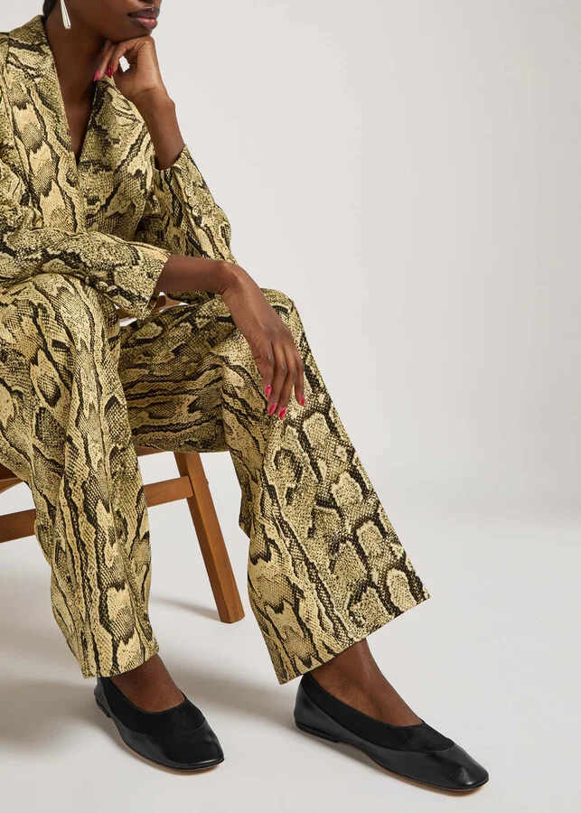 Dries Van Noten Glove Mesh and Leather Ballet Flats - Image 5