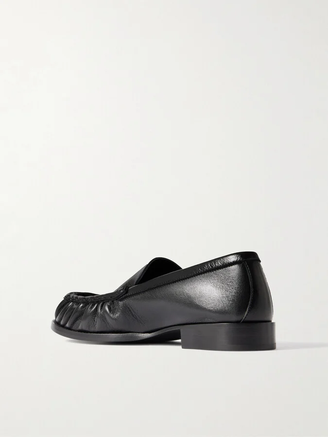 Dries Van Noten - Leather Loafers - Black - Image 3