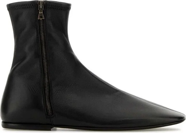 Dries Van Noten Leather Sock Boots