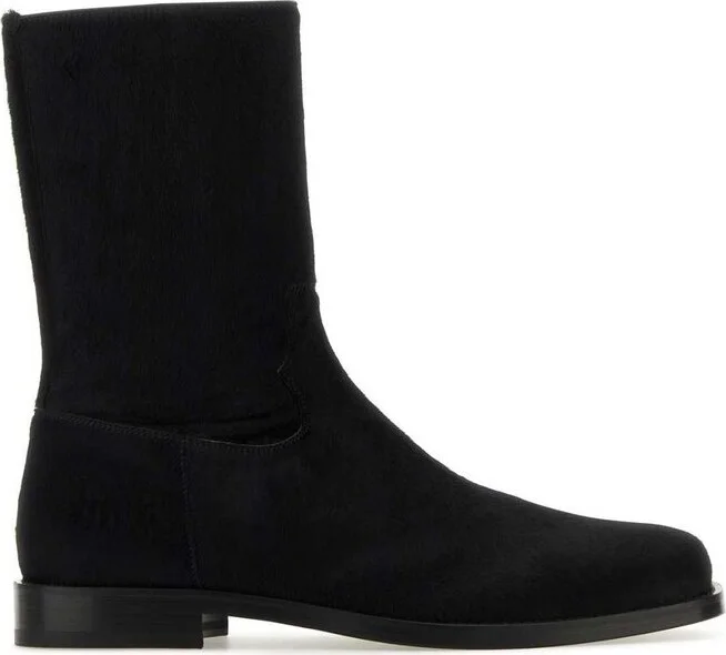 Dries Van Noten Round-Toe Ankle Boots