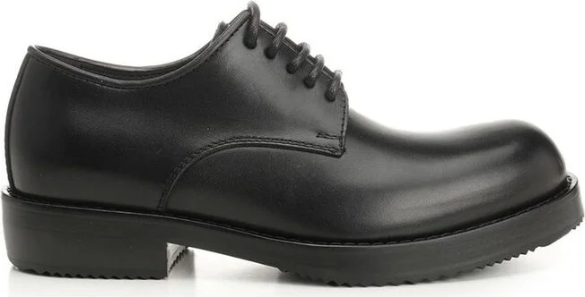 Dries Van Noten Round Toe Lace-Up Derby Shoes