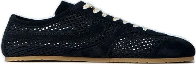 Dries Van Noten Round Toe Low-Top Sneakers