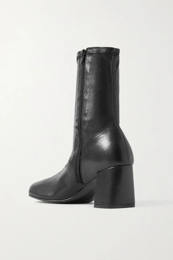 Dries Van Noten - Stretch-leather Ankle Boots - Black - Image 3